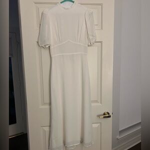 Reformation White Midi Dress